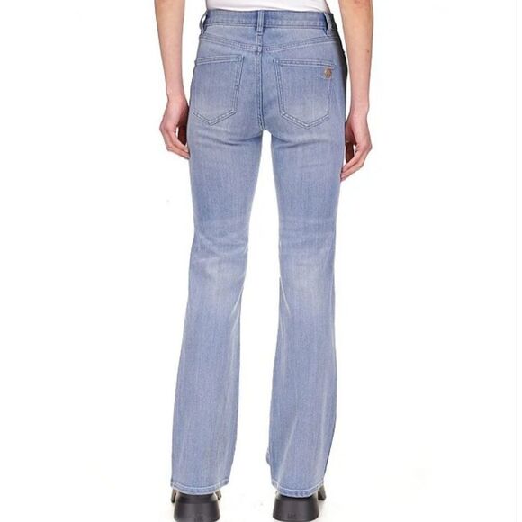 Michael Kors Women's Distressed Light Wash Bootcut Jeans Size 14 EUC - Picture 2 of 9